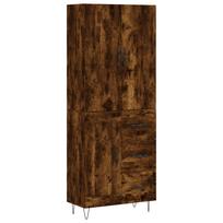 vidaXL Komoda, dūminio ąžuolo spalvos, 69,5x34x180cm, apdirbta mediena