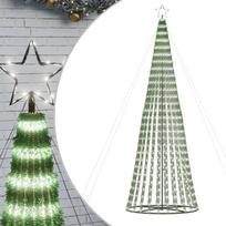 vidaXL LED Kalėdų eglutė 688 LED Šaltai Balta 300 cm