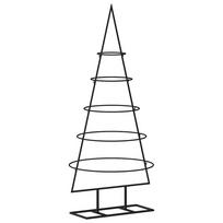 vidaXL Metalinė Kalėdų eglutė, juodos spalvos, 90 cm