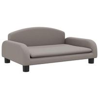 vidaXL Vaikiška sofa, taupe spalvos, 70x45x30cm, audinys