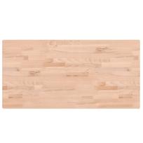 vidaXL Vonios kambario stalviršis, 100x50x2,5 cm, bukmedžio masyvas