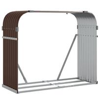 vidaXL Malkų stovas, rudas, 120x45x100cm, galvanizuotas plienas