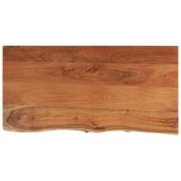 vidaXL Vonios kambario stalviršis, 120x60x2,5cm, akacijos masyvas