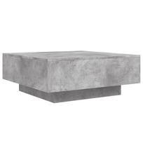 vidaXL Kavos staliukas, betono pilkos spalvos, 80x80x31cm, MDP