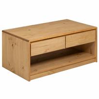 vidaXL Kavos staliukas SAUDA, ąžuolo, 99x55x45cm, pušies masyvas