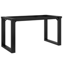 vidaXL Kavos staliuko kojos, 90x30x43cm, O-formos rėmas, plieninis