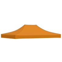 vidaXL Proginės palapinės stogas, oranžinės spalvos, 4x3m, 270 g/m²