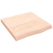 vidaXL Vonios kambario stalviršis, 60x60x(2–6) cm, medienos masyvas