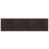 vidaXL Kilimas, tamsiai rudas, 80x300cm, bambukas, stačiakampis