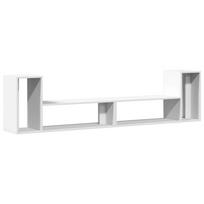 vidaXL Televizoriaus spintelės, 2vnt.,, baltos, 100x30x50cm, MDP