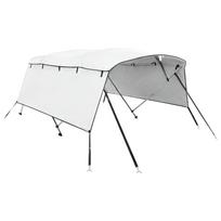 vidaXL Bimini viršaus stogelis su sienomis, 243x(230-244)x137cm