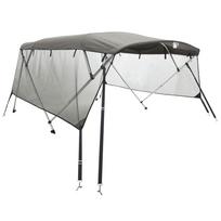 vidaXL Bimini viršaus stogelis su sienomis, 243x(200-213)x137cm
