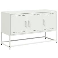 vidaXL Televizoriaus spintelė, balta, 100,5x39x60,5cm, plienas