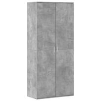 vidaXL Spintelė batams, betono pilka, 80x39x178cm, MDP
