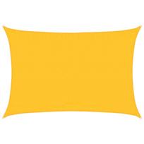 vidaXL Burė nuo saulės, geltonos spalvos, 3,5x5m, HDPE, 160g/m²