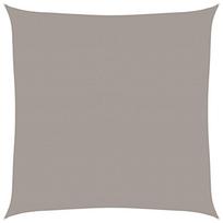 vidaXL Burė nuo saulės, šviesiai siva, 6x6m, HDPE, 160g/m², kvadratinė