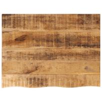 vidaXL Stalviršis, 80x60x2,5cm, mango medienos masyvas, su gyvu kraštu