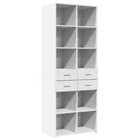 vidaXL Komoda, baltos spalvos, 70x42,5x185cm, apdirbta mediena