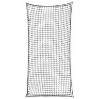 vidaXL Priekabos tinklas su elastine virve, juodas, 4x2m, PP