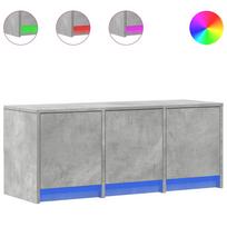 vidaXL Televizoriaus spintelė su LED, betono, 97x34x40cm, mediena