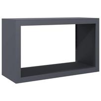 vidaXL Stovas malkoms, antracito spalvos, 100x40x60cm, plienas