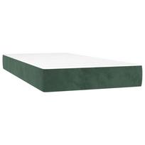 vidaXL Kišeninis spyruoklinis čiužinys 80 x 210 x 20 cm Tamsiai žalia
