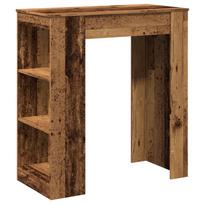 vidaXL Baro stalas su lentynomis, medienos, 95x47x103,5cm, mediena