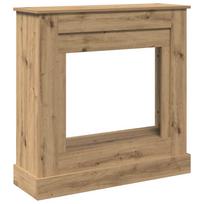 vidaXL Židinio apvadas, artisano ąžuolo, 90x30x90cm, apdirbta mediena