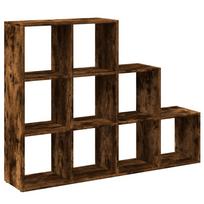 vidaXL Pertvara/knygų spinta, ąžuolo, 137,5x29x103,5cm, 3 aukštų