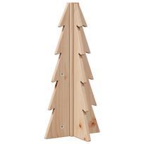 vidaXL Medinė Kalėdų eglutė, 49 cm, pušies medienos masyvas