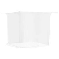 vidaXL Tinklelis nuo uodų, baltas, 220x100x150cm, 156 tinklo
