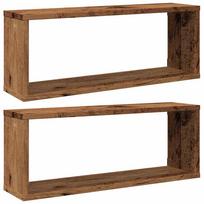 vidaXL Sieninės lentynos, 2vnt., medienos, 60x15x23cm, MDP