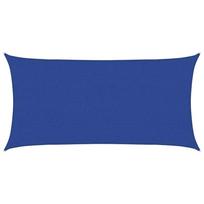 vidaXL Burė nuo saulės, mėlyna, 2,5x5m, HDPE, 160g/m², stačiakampė