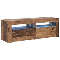 vidaXL Televizoriaus spintelė su LED, medienos, 120x35x40cm, mediena