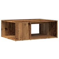 vidaXL Kavos staliukas, sendintos medienos, 90x67x33cm, MDP