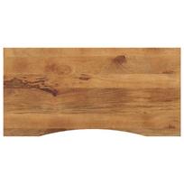 vidaXL Rašomojo stalo stalviršis su linkiu, 120x50x2,5 cm, mango