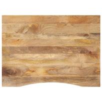 vidaXL Rašomojo stalo stalviršis su linkiu, 100x80x2,5 cm, mango