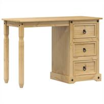 vidaXL Kosmetinis staliukas Corona, 110x47x75cm, pušies masyvas