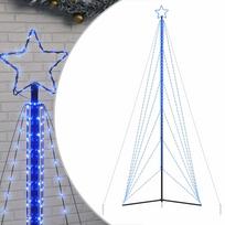 vidaXL LED Kalėdų eglutė 861 LED Mėlyna 478 cm