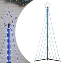vidaXL LED Kalėdų eglutė 339 LED Mėlyna 187 cm