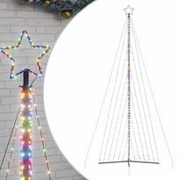 vidaXL LED Kalėdų eglutė 789 LED Spalvingi 476 cm