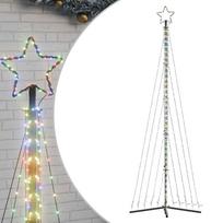vidaXL LED Kalėdų eglutė 495 LED Spalvingi 300,5 cm