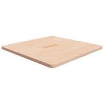 vidaXL Stalviršis, 70x70x2,5cm, neapdorotas ąžuolo medienos masyvas