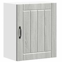 vidaXL Sieninė virtuvės spinta "Lucca" Pilka Sonoma Engineered Wood