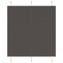 vidaXL Plisuota žaliuze juoda 115x100 cm audinio plotis 114,4 cm