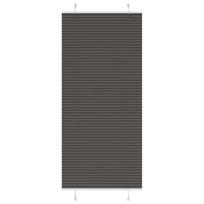 vidaXL Plisuota žaliuze juoda 85x200 cm audinio plotis 84,4 cm