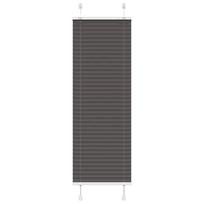 vidaXL Plisuota žaliuze juoda 45x100 cm audinio plotis 44,4 cm