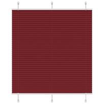 vidaXL Plisuota žaliuze Bordo raudona 120x100 cm Audinio plotis