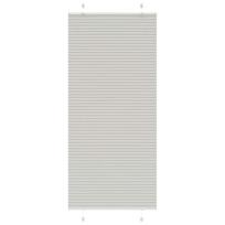 vidaXL klostuota žaliuze šviesiai pilka 95x200 cm audinio plotis