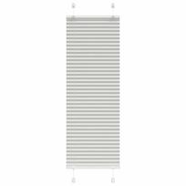 vidaXL klostuota žaliuze šviesiai pilka 40x150 cm audinio plotis